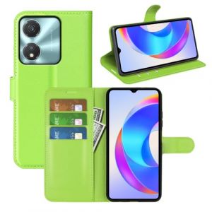 Fertuo Coque pour Honor X5c Plus, Antichoc Portefeuille &Eacute;tui Housse en Cuir &agrave; Rabat Flip Cover Case avec Silicone Bumper, Porte Carte, B&eacute;quille, Boucle Magn&eacute;tique y Stand, Vert (Fertuo Store, neuf)