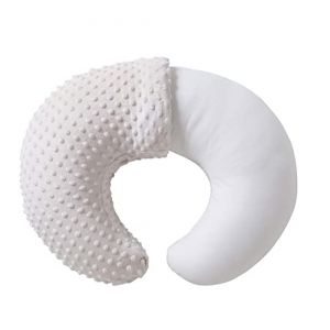 QUENESS Coussin d'allaitement avec Housse pour b&eacute;b&eacute; gar&ccedil;on et Fille, Coussin d'allaitement avec taie d'oreiller pour l'allaitement, l'allaitement au biberon, Soutien du b&eacute;b&eacute; avec Housse de Coussin (Pu tian shi ke ye jiang mao yi you xian gong si, neuf)