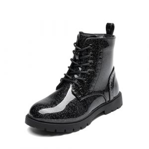 DREAM PAIRS Bottine Fille Chaudes et Confortables, Bottes Enfant Antid&eacute;rapantes avec Fermeture &Eacute;clair Lat&eacute;rale, Chaussures &agrave; la Mode,Size 30,Tout Noir,KBO211 (dreampairsEU, neuf)