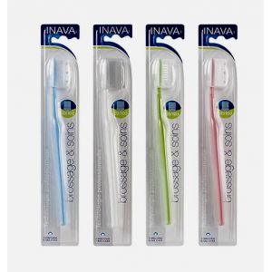 Inava Brosse à Dents SOUPLE - Lot de 4 Brosses (4 Souple), 271164 (Pharmaco, neuf)