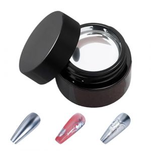 Doublure En Gel De Miroir En Métal - Miroir Vif Miroir En Argent Peint Peinté Glossie Gel Polle - 10g Portable Portable Londe Lande Maison Salon Manicure Pour Gathering, Ragnier (shuwuo, neuf)