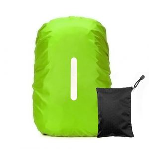 LICQIC Housse de Pluie pour Sac &agrave; Dos avec Bandes R&eacute;fl&eacute;chissantes, Housse de Pluie imperm&eacute;able pour Sac &agrave; Dos, avec Sac de Rangement, pour LaRandonn&eacute;e, Camping, Tourisme, Cyclisme (LICQIC, neuf)