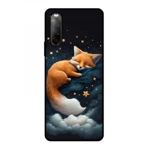 KARTXITAI Coque Compatible avec Sony Xperia 10 II,Housse Étui de Protection en Silicone en Gel TPU Souple Case Cover Ultra Douce Empêche Rayures Shock-Absorption - Renard étoiles Nuages (KARTXITAI, neuf)