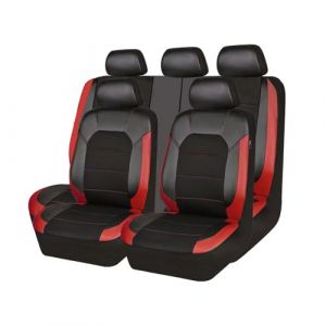 LGZFC Ensembles De Housses De SièGe Voiture pour Kia Ceed 2006-2018 2019 2020 2021 2022 2023 2024 2025, Cuir 5 Places Housse De SièGe Auto Avant ArrièRe, Protecteur de siège Imperméable Nonslip (There's a bright future for everyone, neuf)