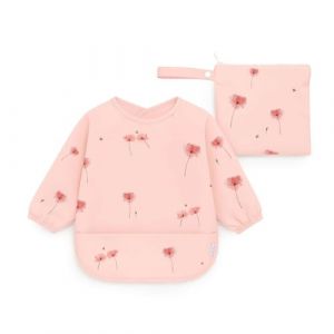 J.B&oslash;rn Bavoir &agrave; manches longues | Imperm&eacute;able | Combinaison de sevrage pour b&eacute;b&eacute; | Tablier de cape de jeu d&eacute;sordonn&eacute; pour tout-petits | Accessoires pour b&eacute;b&eacute;s &agrave; partir de 6 mois (Fleurs de coquelicot) (J Born, neuf)