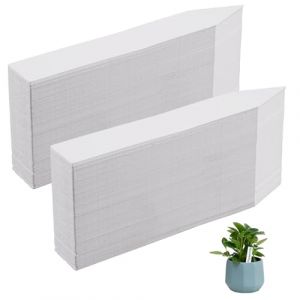 200 Pi&egrave;ces Etiquette Jardin,10x2 cm Etiquette Semis Blanc &Eacute;tiquettes Plantes,Etiquettes Plastique Potager,&Eacute;tiquette Plante Exterieur,Plant Labels Imperm&eacute;able pour L&eacute;gumes,Fleurs,Herbes,Plantes en Pot (dejianzhuangshi, neuf)