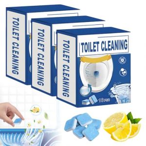 Tablettes WC, 2026 Produit Nettoyant WC, Nettoyant Toilette, WC Power Activ' Oc&eacute;an, Tablettes WC Action Nettoyante, Anti-Calcaire, D&eacute;sodorisante (48, 1PCS) (DianY, neuf)