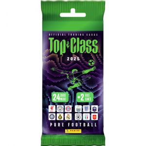 Heartforcards® FIFA Top Class 2025 Adrenalyn XXL Fat Pack – 24 cartes + 2 cartes Holo Giant + protection d'expédition Heartforcards® (Heartforcards, neuf)