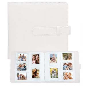 Album photo 360 pochettes pour appareil photo Fujifilm Instax Mini LiPlay 11 90 70 12 9 8+ 8 7S / Mini Link SP-1, Polaroid SnapTouch PIC-300 Z2300 Mint Zip Instant Camera Printer (blanc) (SUPGEEK-EU, neuf)