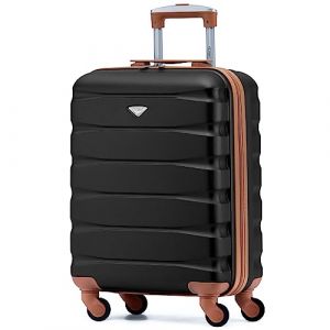 Flight Knight Bagage Cabine Leger a 4 Roues en ABS Approuve par Plus De 30 Compagnies Aeriennes, Dont Air France, easyJet et Ryanair (Priority) 55x40x20cm (Prime Brands Group FR, neuf)