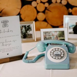 ROOMEDAL Livre d'or Audio pour téléphone de Mariage, enregistrez Un Message Audio personnalisé avec Le Livre d'or Audio pour téléphone rétro pour Mariage, Anniversaire, fête, Confession (Blanc - Clé) (ROOMEDAL Tech, neuf)