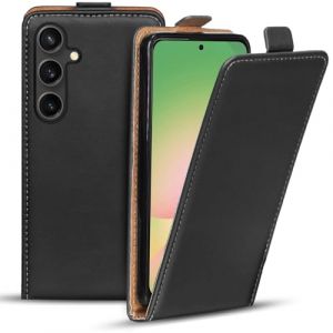 Verco &Eacute;tui de protection &agrave; rabat pour Samsung Galaxy A36 5G - &Agrave; rabat vertical - Noir (ATS-Discounter, neuf)