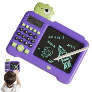 Tablette d'&eacute;criture LCD pour enfants, jouets d'&eacute;criture manuscrite pour enfants, tablette d'&eacute;criture de dessin LCD, jouets &eacute;lectriques 2 en 1 | Bloc de dessin effa&ccedil;able, planche &agrave; griffonner (Sunnyushine, neuf)