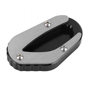 OUKENS Support de Moto, b&eacute;quille lat&eacute;rale de Moto agrandir l'extension de b&eacute;quille de Coussin adapt&eacute;e pour Triumph Bonneville T100/T120(Titane) (Laichunstore, neuf)