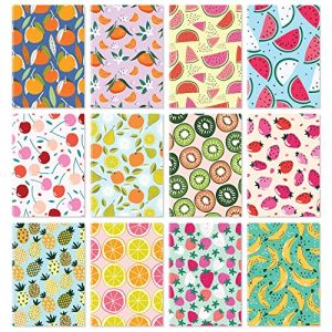 Sweetzer & Orange Ensemble de carnets de notes avec 12 designs uniques – Mini agenda aux couleurs vives de 8,9 x 12,7 cm qui s'adapte n'importe où – bloc-notes de poche durable – Cahier d'exercices et (Camp Galaxy, neuf)