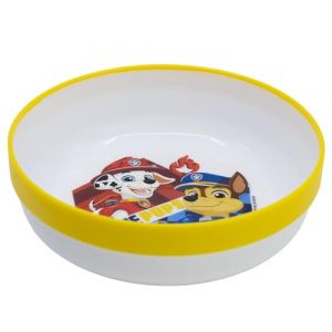 Bol pour enfant réutilisable bicolore avec base antidérapante Pat' Patrouille (SQ STORE, neuf)