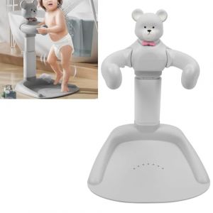 Baby Bath Support, Baignoire bébé avec support de douche, Maintien Douche Bebe, Support de douche de bébé réglable avec base antidérapante, bain bébé avec support, 6 36 mois (Tyenaza, neuf)