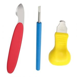 BOBOZHONG Outil d&rsquo;Ouverture de bo&icirc;tier de Montre,3 pi&egrave;ces Ouvre Montre,Ouvre Boitier Montre Kit R&eacute;paration Montre Couteau Ouvre-Montre Accessoires Montre (LiFangSotre, neuf)