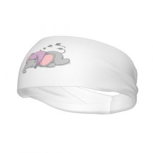 Bandeau de sport antidérapant en forme d'éléphant pour dormir, idéal pour la gym, le basket-ball, le yoga (ruianshihuichenjiayouzhanguanliyouxiangongsi, neuf)