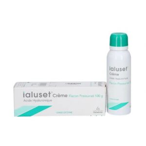 ialuset flacon pressuris&eacute; 100 gr (pharmacie de la gare, neuf)