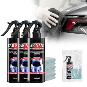 Polish Voiture Efface Rayure Voiture, 2025 Polissage au Micron &Eacute;limine les &Eacute;raflures et les Rayures, Auto Carrosserie Polissage au Micron Kit Voiture, Protection Durable (250ML, 3 Pi&egrave;ce) (TBLMPNE, neuf)