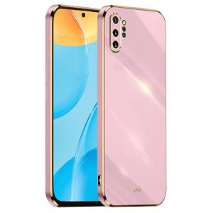 HONLEN Coque pour Samsung Galaxy Note10+ / Samsung Note 10 Plus (6.8" inches), &Eacute;tui en TPU Souple en Silicone, Design de Cadre de Galvanoplastie - Violet (HONLEN, neuf)