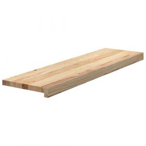 vidaXL Marches d'escalier 12pcs Non trait&eacute; 90x25x2cm Bois ch&ecirc;ne Massif, Marche d'escalier pour escalier en Bois, Marche d'escalier en Bois, Planche de fen&ecirc;tre (vidaXL FR, neuf)