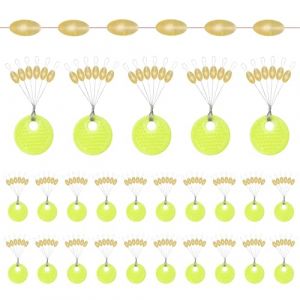 XoeLLe Lot de 150 Stop Float Peche, 6 en 1 Bouchons de P&ecirc;che Caoutchouc Arr&ecirc;t Flotteur Plomb Arr&ecirc;te, Butoirs de Ligne Caoutchouc 0,1 &agrave; 0,43 mm pour P&ecirc;che &agrave; Truite, Ruisseaux, Rivi&egrave;res, Lacs(L) (HAOFAN EU, neuf)