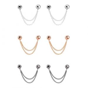 JEYORZY 6 Pcs Pince &agrave; V&ecirc;tements Magn&eacute;tique Multifonctions, Clip Chemise, Pince Magn&eacute;tique V&ecirc;tements pour Fixer l'ourlet des V&ecirc;tements Les Jambes des Pantalons Longs Les Manches des Chemises (SHOPSCAPE INK, neuf)