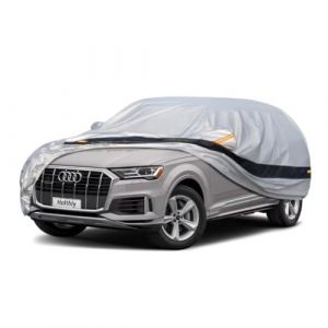 Holthly Bache Voiture Ext&eacute;rieure pour Audi Q7 (2006-2025), Housse Voiture Personnalis&eacute;e Imperm&eacute;able, Respirante, B&acirc;che Voiture Protection Totale Toutes Saisons pour Pluie, Soleil, UV. Argent (Hangzhou Hanrong Trading Co., Ltd., neuf)