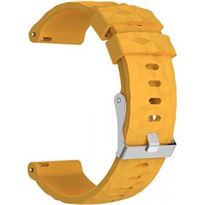 Gransho Bracelet Montre en Silicone Souple Compatible avec Suunto 9/7 / D5i / Traverse/Spartan Sport Wrist HR Baro, Bracelet de Montre de Silicone à Libération Rapide, Pattern 4, Sport, Pattern 4, (SIMPLEASE LIMITED, neuf)