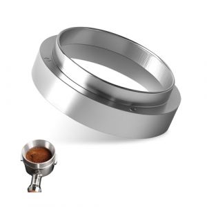 HMCEY Bague de Dosage de Caf&eacute; 51 MM,Entonnoir Magn&eacute;tique,Alliage Entonnoir Expresso en Aluminium,Anneau de Dosage,Accessoire Porte Filtre,Remplissage Caf&eacute;,Remplacement pour la Pr&eacute;paration-Argent (EASYFLOW TRADE LTD, neuf)