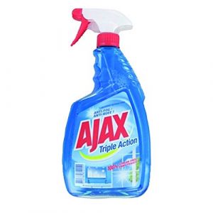 Ajax Lot de 6 nettoyants pour vitres - Triple Action - Anti-rayures - 6 x 750 ml (TECHNOSMAR, neuf)