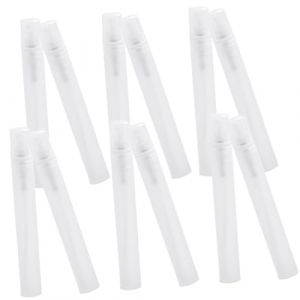 TOPPERFUN 12 pi&egrave;ces Mini Flacon Vaporisateur de Parfum Rechargeable Transparent Portable pour Voyage Lotion Brumisateur de Poche Reutilisable (Linuya, neuf)