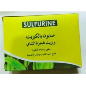 Sulfurine Savon au Soufre et Huile d'Arbre à Thé, Soin de la Peau (Bintness, neuf)