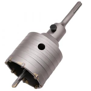 Scie Cloche &agrave; B&eacute;ton 68 mm avec Adaptateur SDS, Tr&eacute;pan B&eacute;ton, Carotteuse Foret &agrave; Brique pour Percer Murs en Brique, B&eacute;ton, Argile et Mousse, Outil Durable et Efficace pour Ma&ccedil;onnerie (68mm) (DaFuGuangZhi, neuf)