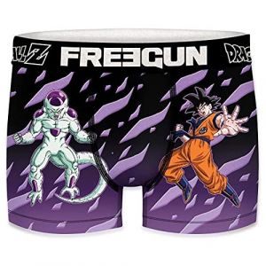 Freegun - Boxer Freezer et San Goku DBZ Adulte L - Violet (JL STORE 33, neuf)