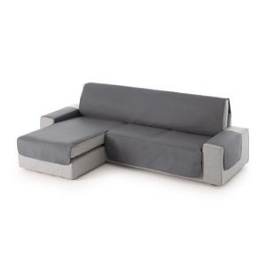 TEXTIL-HOME Housse de canapé Adele, Protection rembourrée pour canapé d'angle Gauche. Taille -200cm. Couleur Grey (VU of Face) (textil-home, neuf)