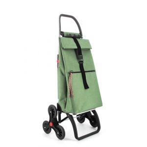 Chariot de Course Rolser Big Tweed 6 Roues Pliante Monte escaliers - Vert (ROLSER, neuf)