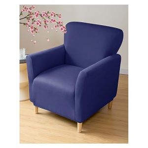 Housse de Fauteuil Cabriolet 1 Place Housse de Fauteuil Extensible Club Universel Amovible Lavable Couverture de Fauteuil Chesterfield Protecteur de Fauteuil pour Salon Tub Chair ( Color : #35 , Size (MIUGOODEL, neuf)