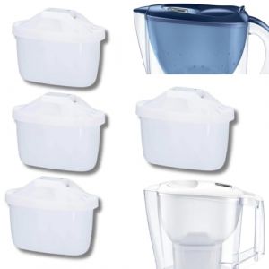 UTIZ Lot de 4 cartouches filtrantes à eau compatibles avec Brita® Maxtra®+ Plus et Maxtra Pro® tout-en-1, convient pour carafe et bouilloire Brita® Marella®, réduit les PFAS, PFOA/PFOS, TÜV SÜD et NSF (utiz, neuf)