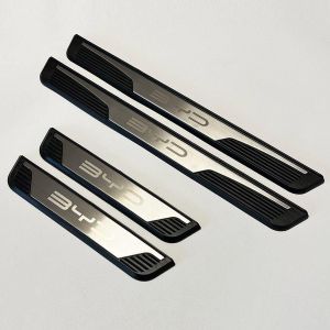 VAPORVERSE Protection Seuil de Porte de Voiture pour BYD Seal U DM-i, Plaques Protection Seuil Porte en Acier Inoxydable Ext&eacute;rieure Accessoires,Silver (DATONGSHIYUNGANGQUZHIQIANGBAIHUODIANGERENDUZI, neuf)