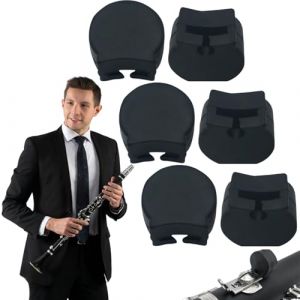 Clarinet Pads,6 pièces Protège-Pouce en Clarinette,Housse de Coussin Repose-Pouce en Clarinette,Coussin Protecteur Adapté à la Plupart des Clarinettes, Accessoires De Jeu (chusai, neuf)