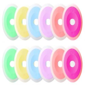 JEYORZY 12 Pièces Gomme Silicone pour Effacer l'encre Thermique, Stylo Gel Effaçable, Gomme Kawaii, Multicolore / rouge / jaune / vert clair / bleu ciel / violet / rose rouge (Wacicy EU, neuf)
