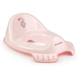 BABYLON Si&egrave;ge WC Flipper Pot Toilette B&eacute;b&eacute; Antid&eacute;rapant - Abattant avec Poign&eacute;e et Crochet - Lunette pour Enfant - R&eacute;ducteur de Toilettes - Rose (Kleeblatt GmbH, neuf)