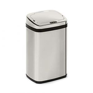 KLARSTEIN Cleansmann 30 - Poubelles, capacité 30 litres, sans contact : ouverture et fermeture automatique, porte-sac poubelle, matériaux : couvercle en plastique ABS, chromé (Klarstein France, neuf)