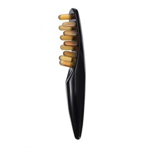 VINTORKY 1pièce Peigne De Massage Corne De Buffle Outil De Gua Pour Massages De Tête Comb Pour Relaxation Musculaire Et Soins Personnels (Wesidun, neuf)