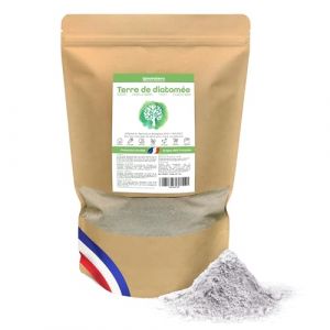 NOVATERA - Terre de Diatomée 100% Naturelle & Française - Ultrapure, Non Calcinée, Ecocert - Entretien, Jardin, Animaux, Élevage, Agriculture Biologique - Sachet Zip, 1kg (NOVATERA, produits écologiques et durables AB, neuf)