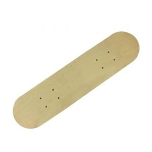 Qianly Terrasse de Skateboard en Érable, Deck de Skateboard en Bois, Planche Vierge pour Décoration et Utilisation Quotidienne, Idéal Débutants et Projets Créatifs, 43cmx13cm (Conbooes, neuf)