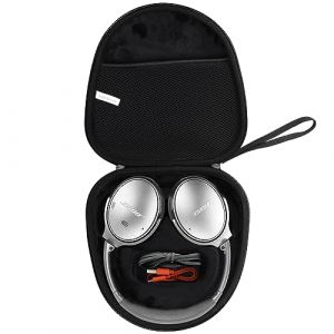 WERICO Étui de transport pour casque compatible avec Bose QuietComfort 35, QC45, QC35 II, AE2, SoundLink, SoundTrue, étui de voyage rigide avec câble de rangement pour chargeur (CASELISTORE, neuf)